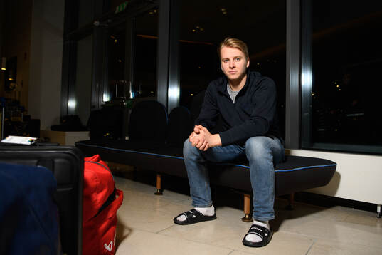 Felix Öhrqvist poses for a portrait