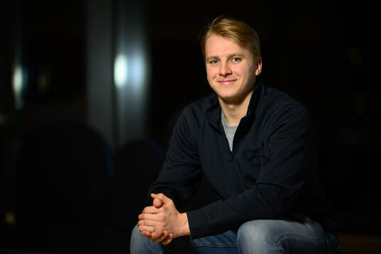 Felix Öhrqvist poses for a portrait
