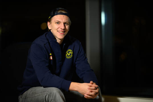 Jack Berglund poses for a portrait