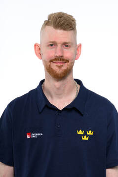 Equipment manager Tomas Blomkvist poses for a portrait