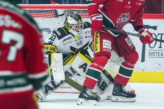 Västerås målvakt Benedikt Oschgan