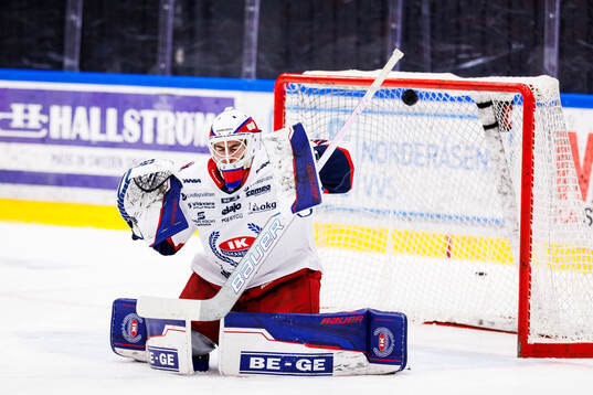 Oskarshamns målvakt Simon Folkesson
