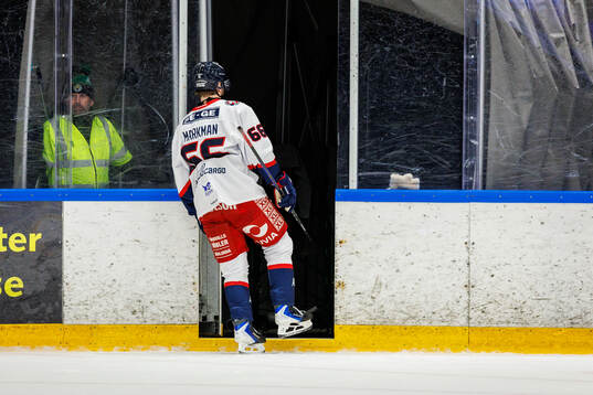Oskarshamns Ludvig Markman får matchstraff