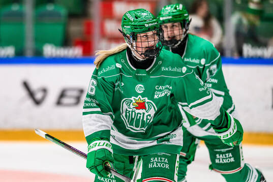 Rögles Moa Jacobsson jublar