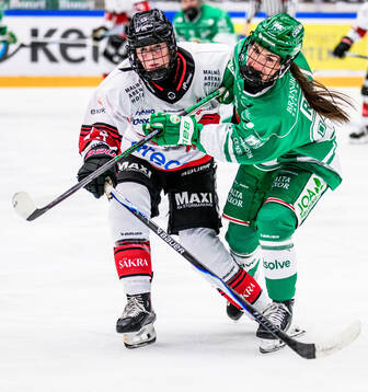 Malmös Nele Bachmann och Rögles Emma Rehn