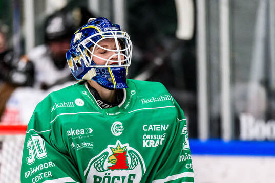 Rögles målvakt Viktorie Svejdova deppar