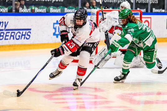 Malmös Nele Bachmann och Rögles Emily Gustafson