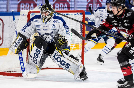 Leksands målvakt Robin Christoffersson