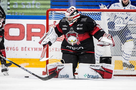 Malmö Redhawks målvakt Marek Langhamer