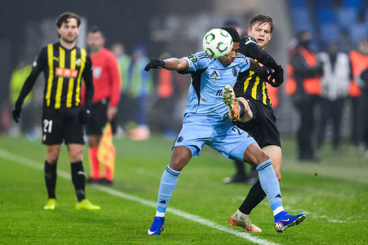 during the UEFA Conference League between Slovan Bratislava