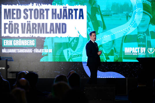 Erik Grönberg, Hållbarhetsansvarig Färjestad BK