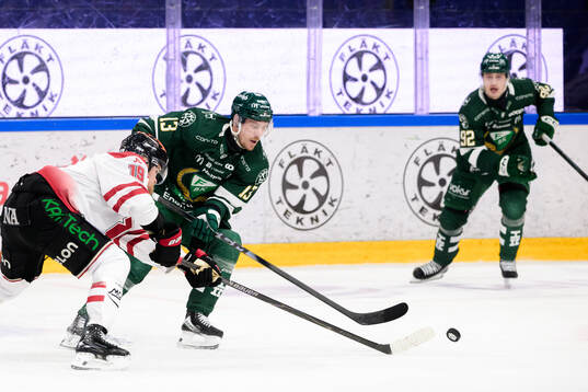 Örebros Sean Malone och Färjestads Joel Kellman