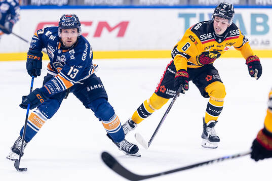 Växjös Dylan Mclaughlin och Luleås Isac Hedqvist