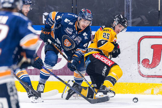 Växjös Keegan Lowe och Luleås Filip Eriksson