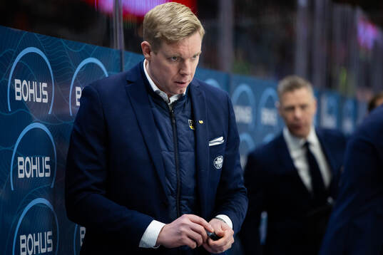HV71s tränare Anton Blomqvist