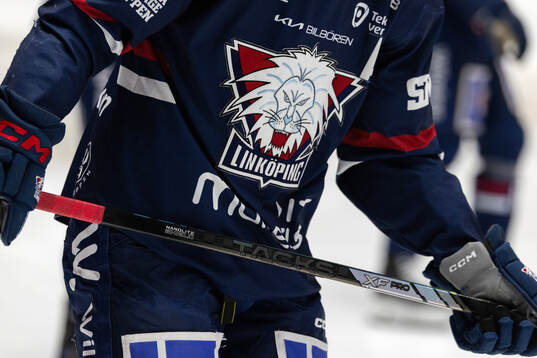 Linköpings klubbmärke på en matchtröja