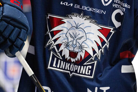 Linköpings klubbmärke på en matchtröja
