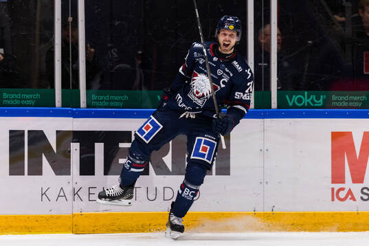 Linköpings Christoffer Ehn jublar