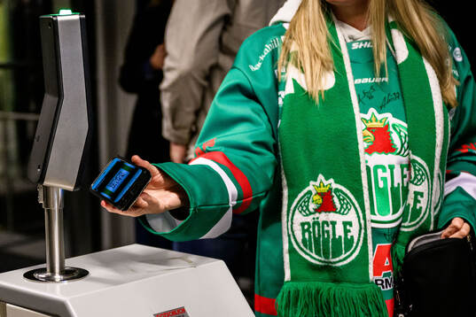 Rögles support scanner en biljett