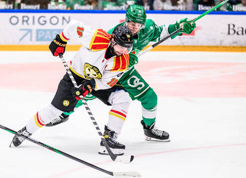 Brynäs Anton Rödin och Rögles Lukas Ekeståhl-Jonsson