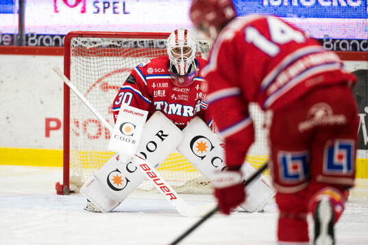 Timrås målvakt Jacob Johansson