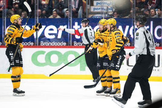 Skellefteås Oliver Okuliar jublar