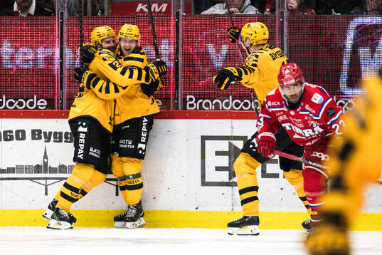 Skellefteås Jonathan Davidsson jublar