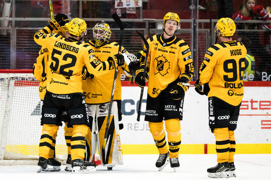 Skellefteås spelare jublar
