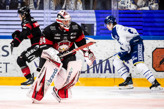 Malmö Redhawks målvakt Marek Langhamer