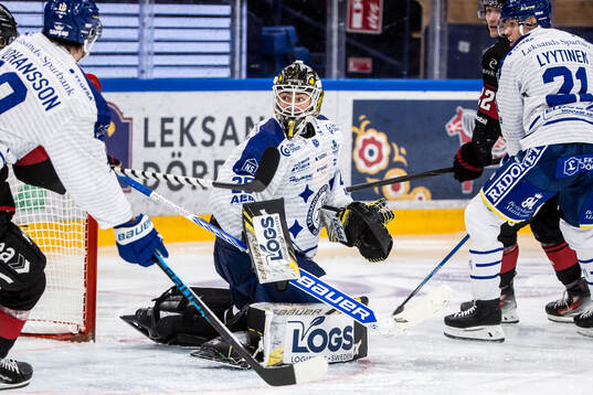 Leksands målvakt Robin Christoffersson