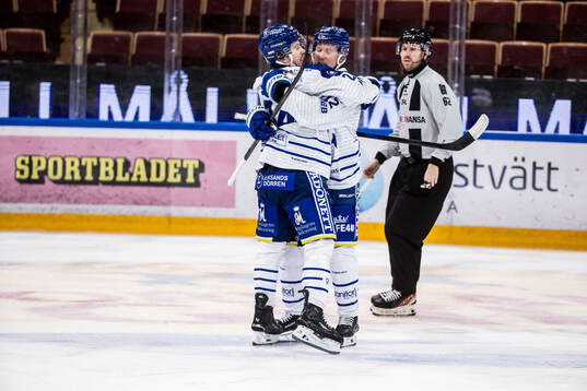 Leksands Kalle Östman jublar