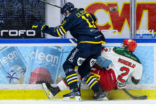 Södertäljes Viktor Liljegren och Modos David Rundblad