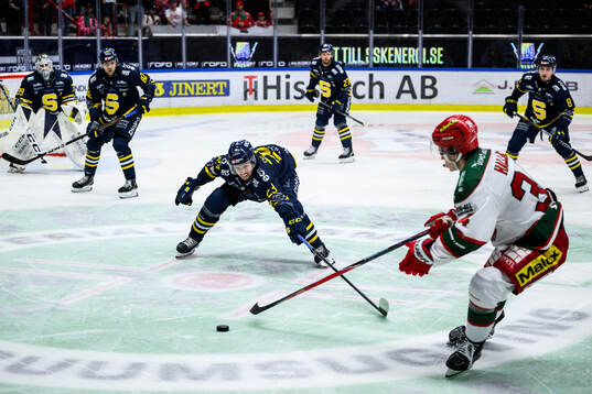 Södertäljes William Eriksson och Modos Hugo Hallin