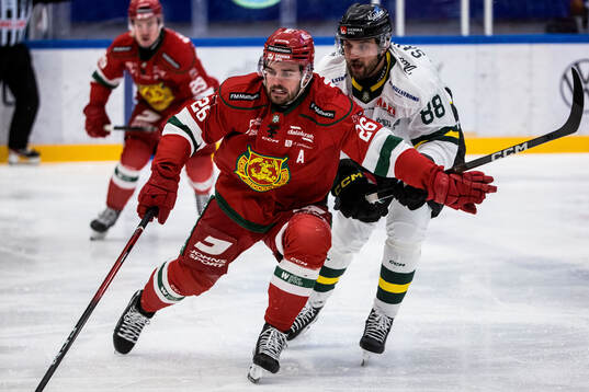 Moras Arvid Degerstedt och Östersunds Eero Savilahti