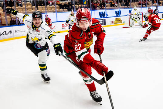 Östersunds Alexander Anderberg och Moras Hampus Larsson