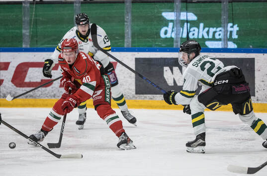 Moras Felix Johansson och Östersunds Leo Sundqvist