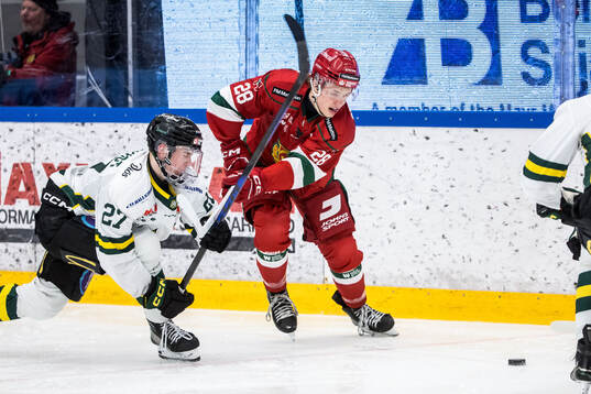 Östersunds Joel Olkkonen och Moras Olle Carlsson