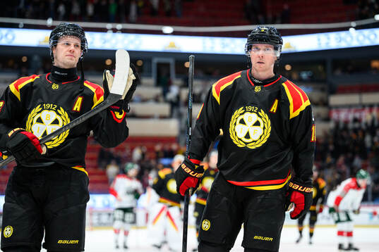Brynäs Linus Ölund och Nicklas Bäckström deppar
