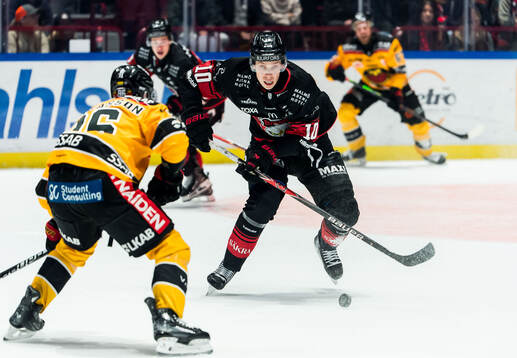 Malmö Redhawks William Von Barnekow och Luleås Pontus