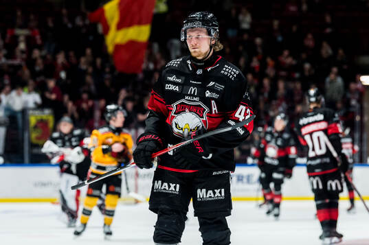 Malmö Redhawks Robin Salo deppar