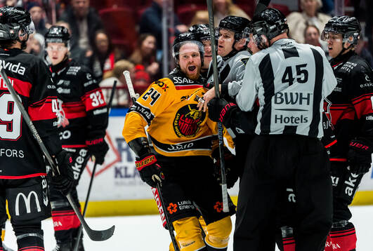 Luleås Brendan Shinnimin i bråk