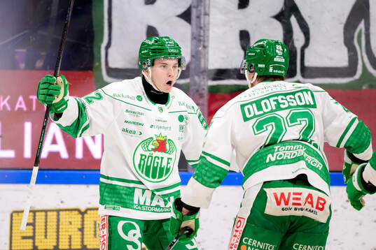 Rögles Felix Nilsson jublar
