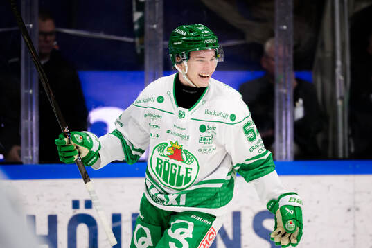 Rögles Felix Nilsson jublar