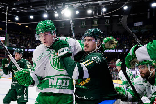 Rögles Felix Nilsson och Färjestads Joakim Nygård