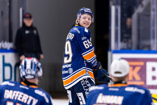 Växjös Morgan Anderberg jublar