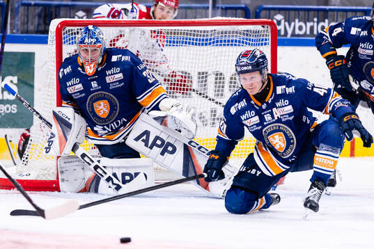 Växjös målvakt Ludvig Persson