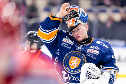 Växjös målvakt Ludvig Persson