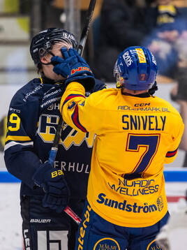 HV71s Eddie Levin och Djurgårdens Joseph Snively