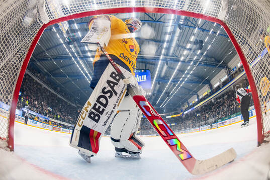 Djurgårdens målvakt Magnus Hellberg deppar