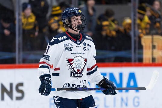 Linköpings Oscar Holmertz